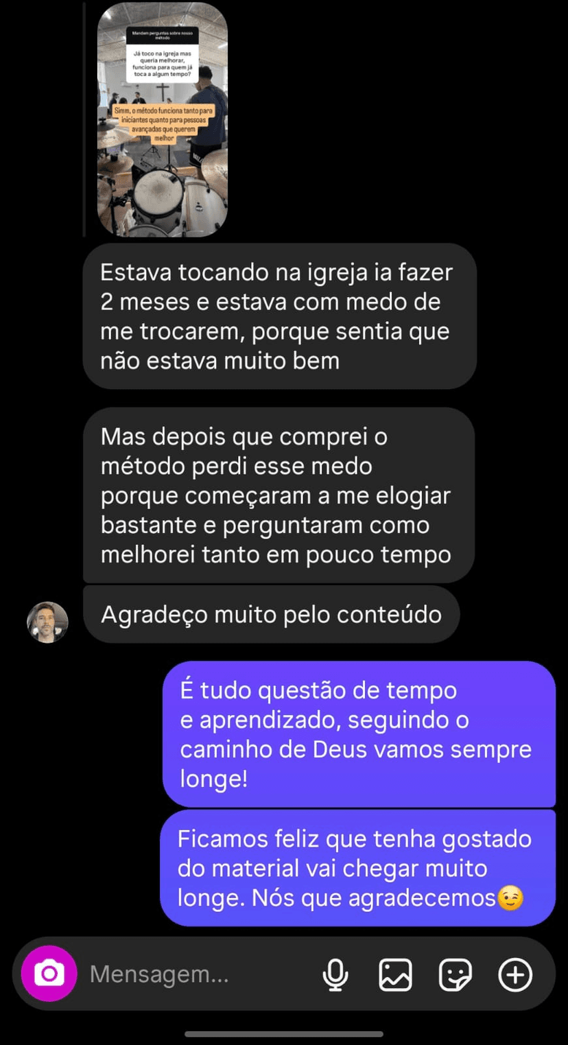 Depoimento do Instagram 4